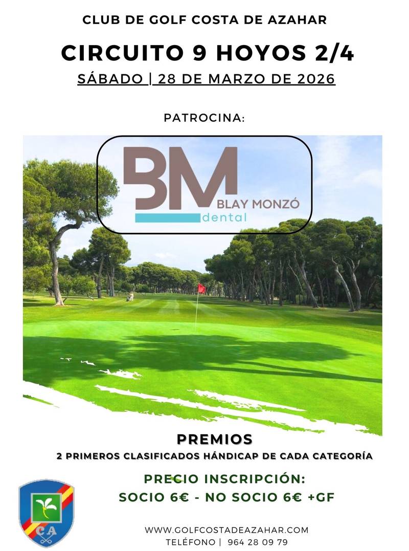 Circuito 9 Hoyos y Torneo Noveles