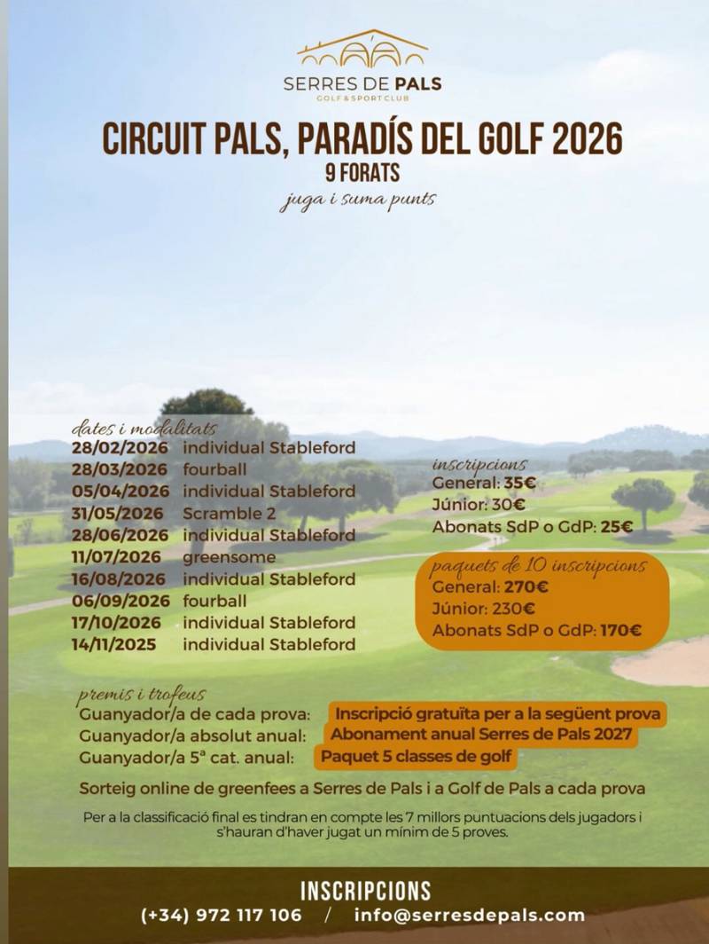 Circuito Pals Paradis de Golf
