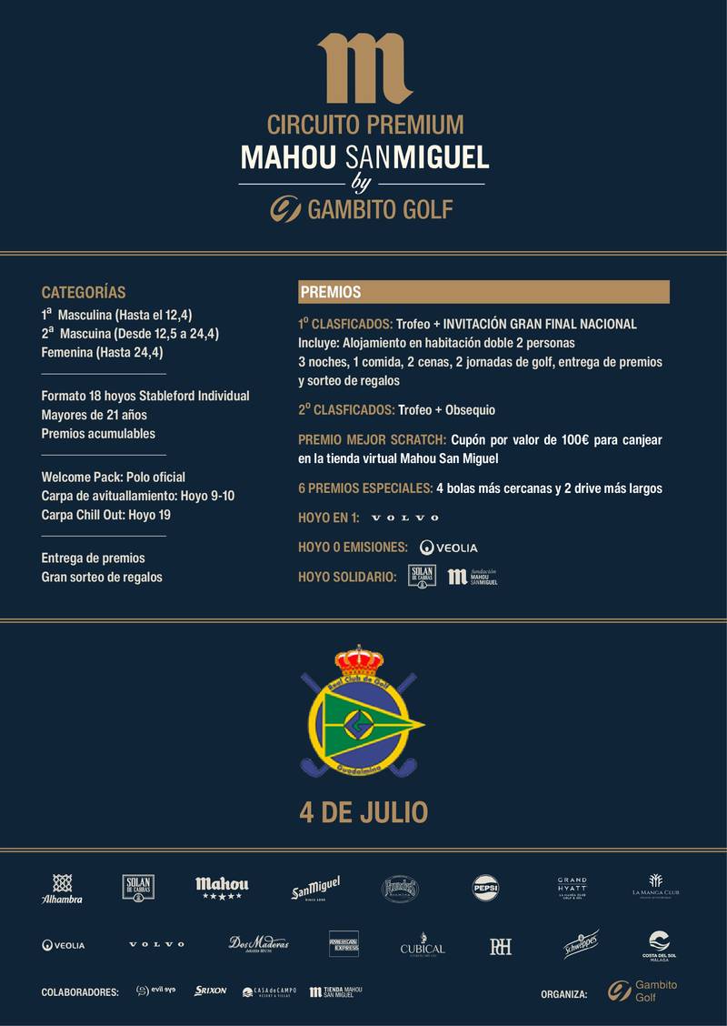 Circuito Premium Mahou San Miguel by Gambito Golf