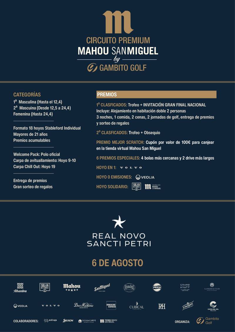 Circuito Premium Mahou San Miguel by Gambito Golf