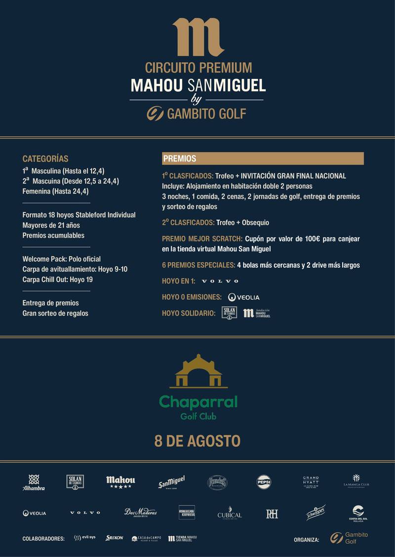 Circuito Premium Mahou San Miguel by Gambito Golf