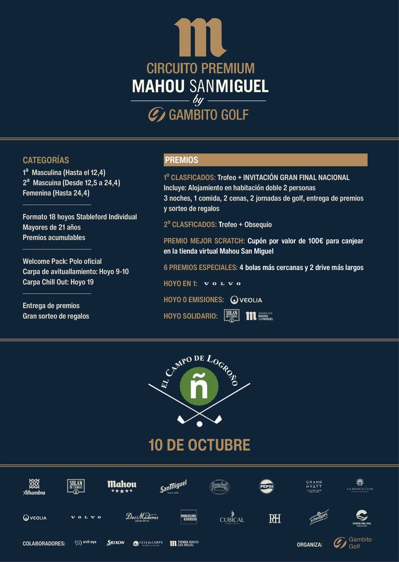 Circuito Premium Mahou San Miguel by Gambito Golf