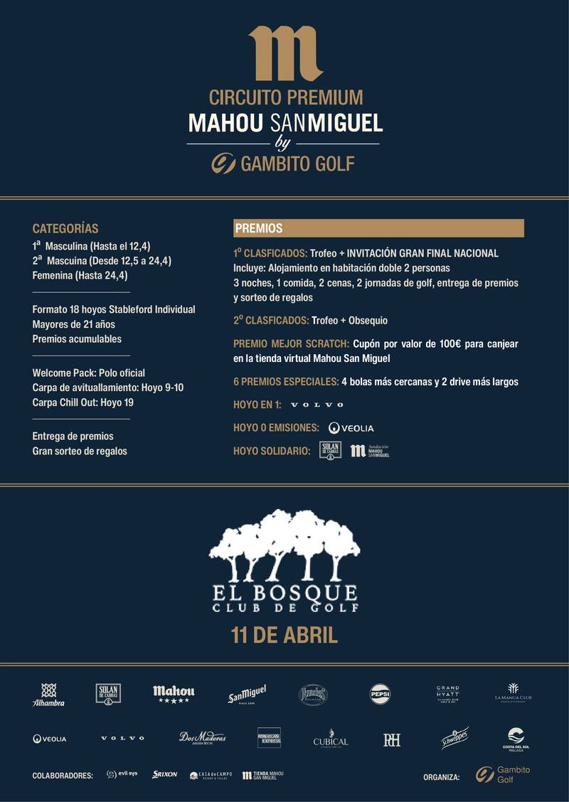 Circuito Premium Mahou San Miguel by Gambito Golf