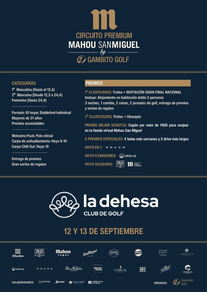 Circuito Premium Mahou San Miguel by Gambito Golf