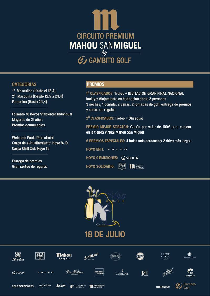 Circuito Premium Mahou San Miguel by Gambito Golf