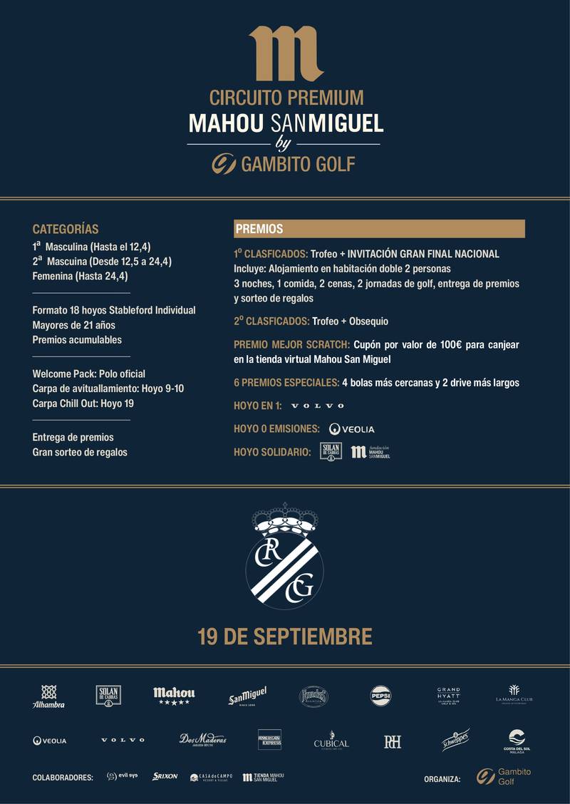 Circuito Premium Mahou San Miguel by Gambito Golf