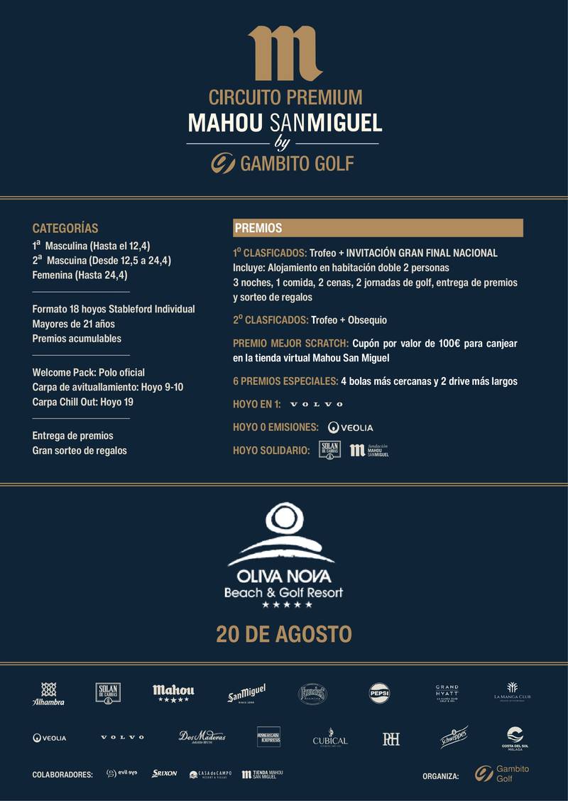 Circuito Premium Mahou San Miguel by Gambito Golf