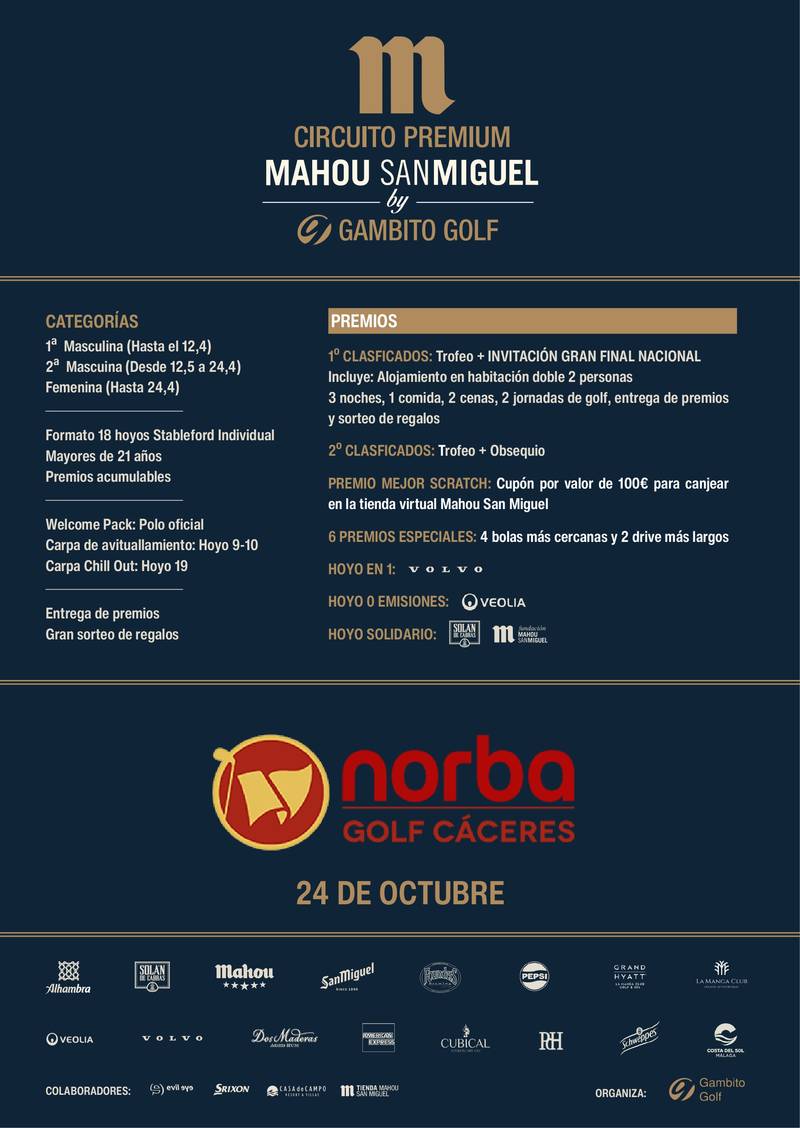 Circuito Premium Mahou San Miguel by Gambito Golf
