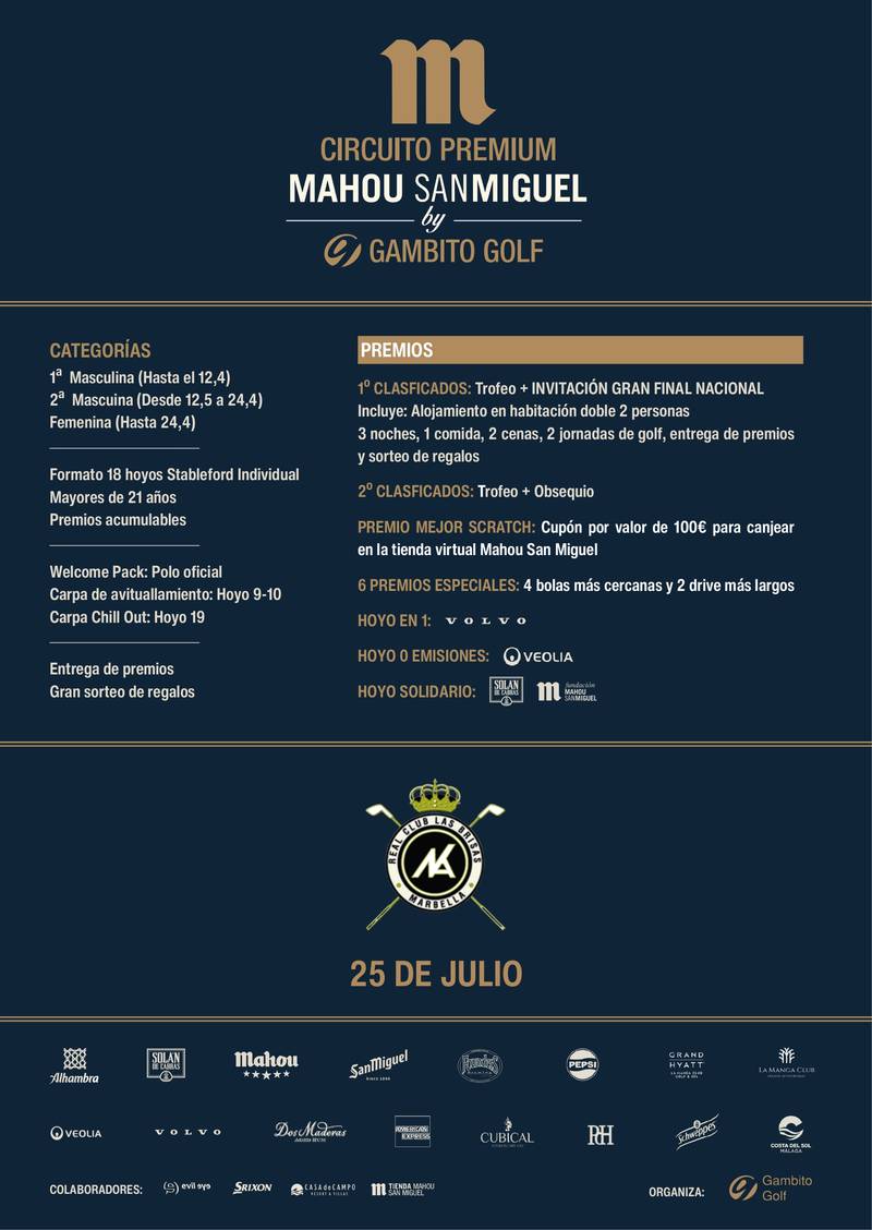 Circuito Premium Mahou San Miguel by Gambito Golf