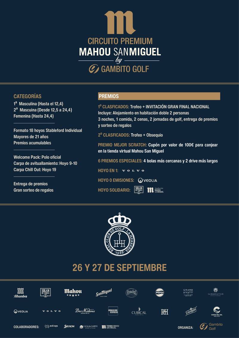Circuito Premium Mahou San Miguel by Gambito Golf