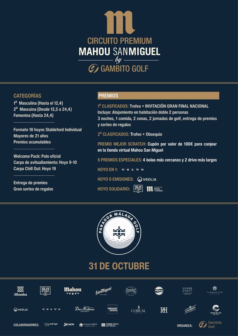 Circuito Premium Mahou San Miguel by Gambito Golf