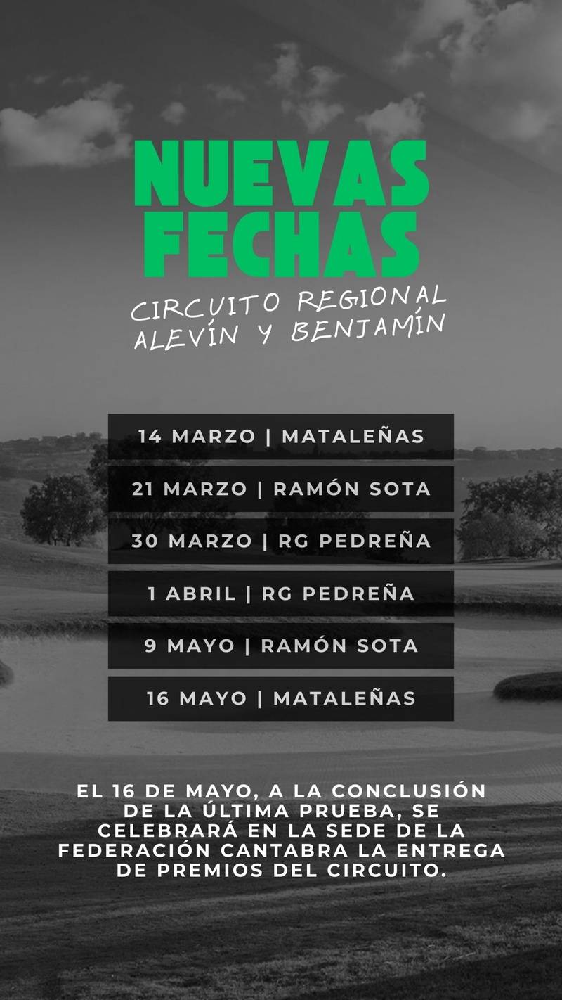 Circuito Regional Alevín y Benjamín Federación Cántabra