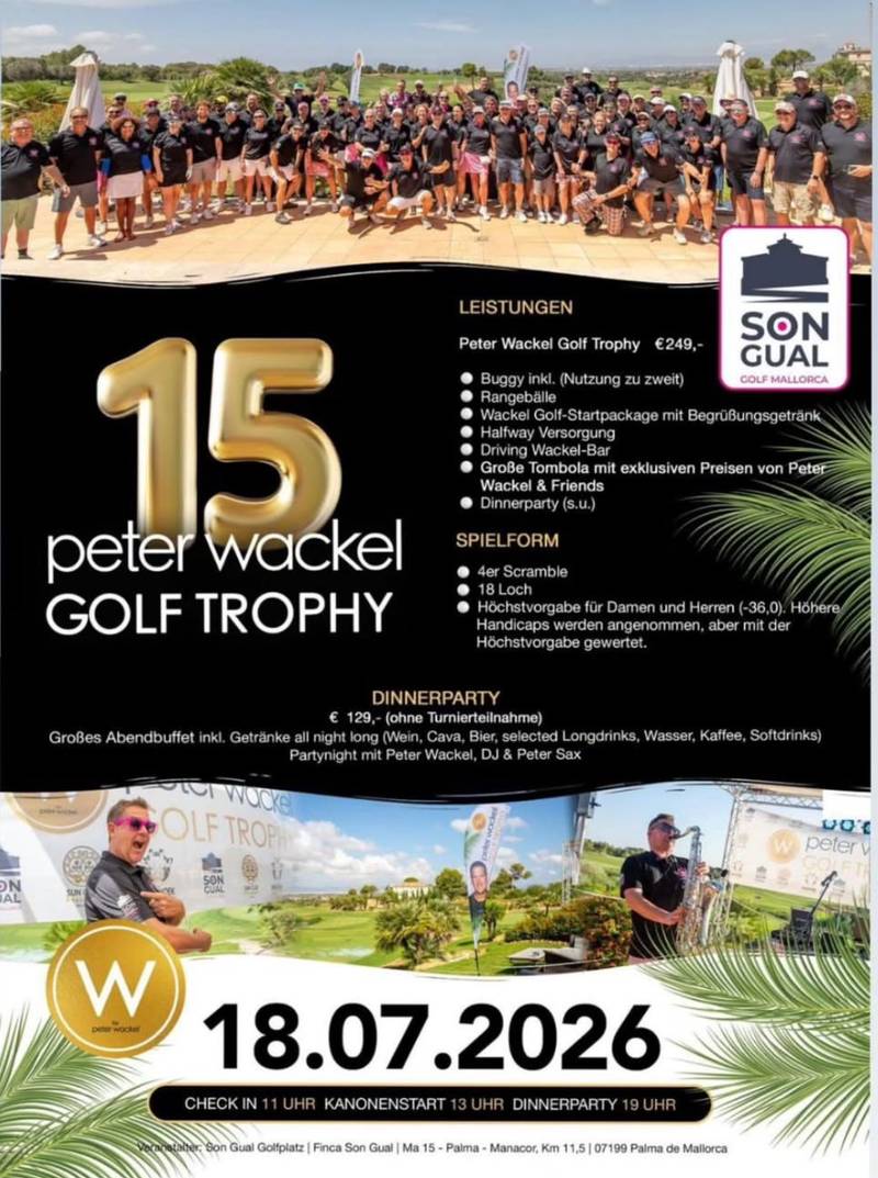Peter Wackel Golf Trophy