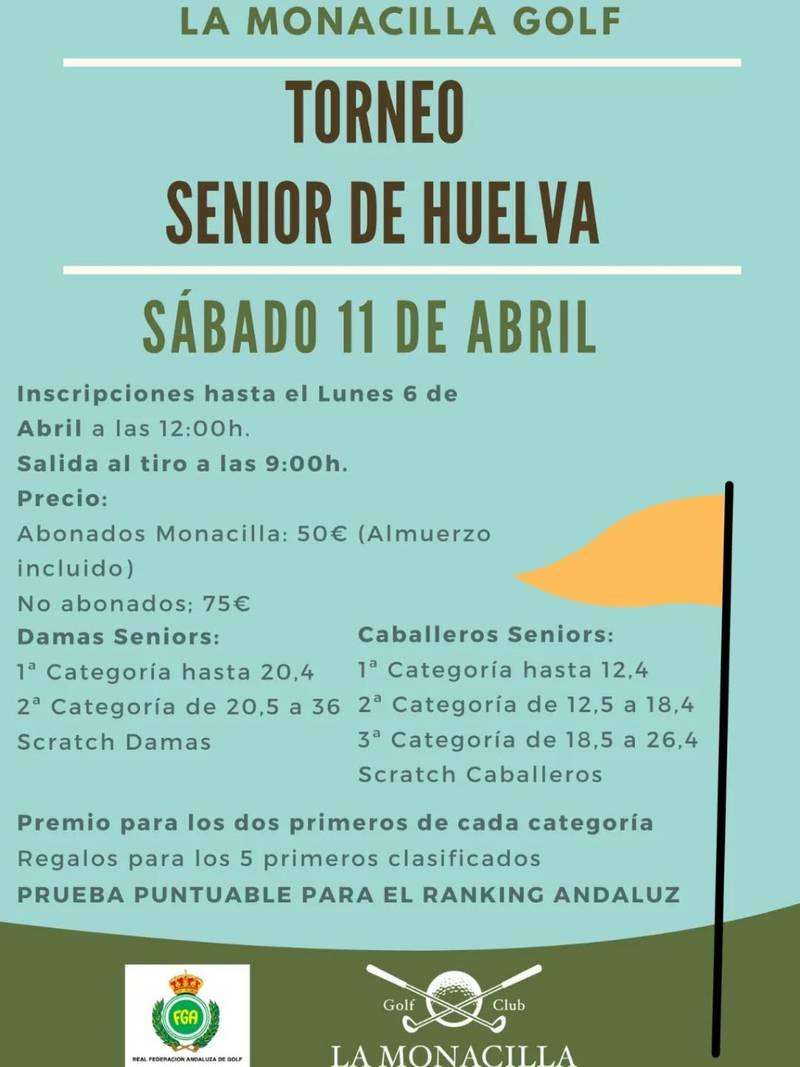 Torneo Senior de Huelva Federación Andaluza